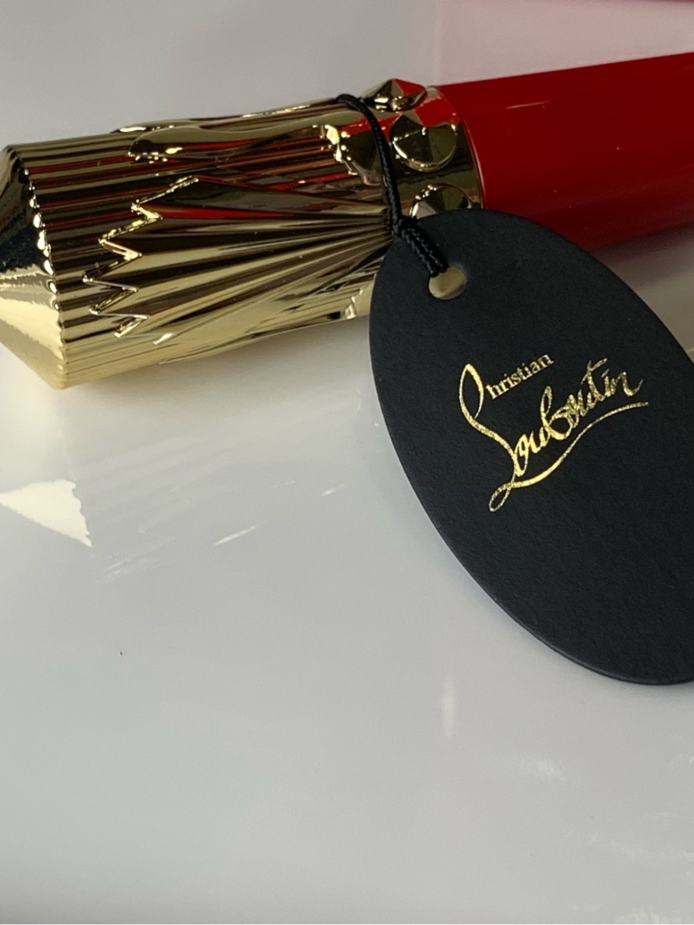 Christian Louboutin Rouge Stiletto Glossy Shine Lipstick Red Walk NEW - Picture 5 of 7